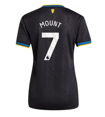 Lacne Ženy Futbalové dres Manchester United Mason Mount #7 2025-26 Krátky Rukáv - Tretina